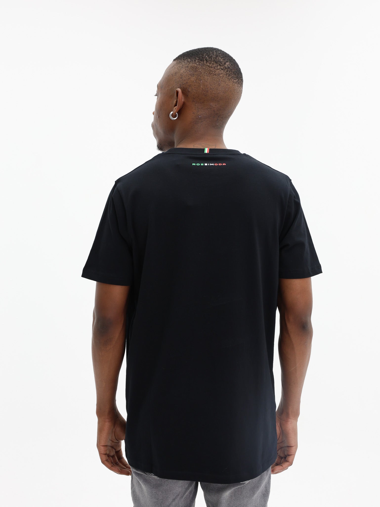 Rossimoda T-Shirt Guido Logo Black